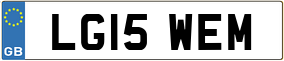 Truck License Plate